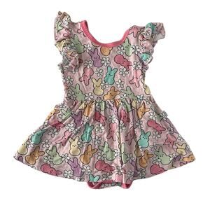 Dream Big Little Co Peeps bodysuit dress